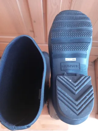 Botas de agua Hunter negras