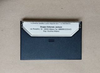 Cassetta n.1  Video Basic Jackson Commodore 64