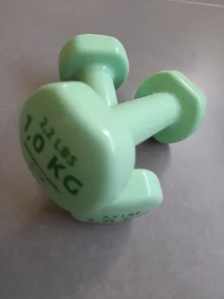 2 Mancuerne Decathlon 1Kg Verde