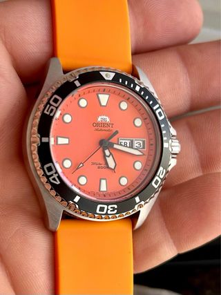 Reloj Orient Automático Naranja