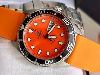 Reloj Orient Automático Naranja