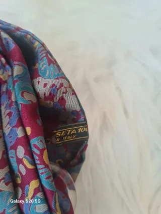 Cravatta Ascot 100% Seta Multicolor