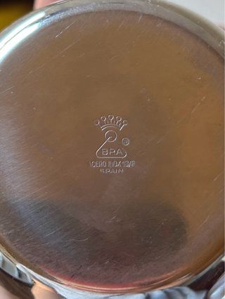 Juego de café/té acero inoxidable BRA con bandeja