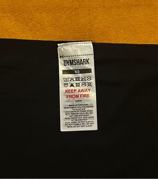 Gymshark Regata Corrida Preta XS