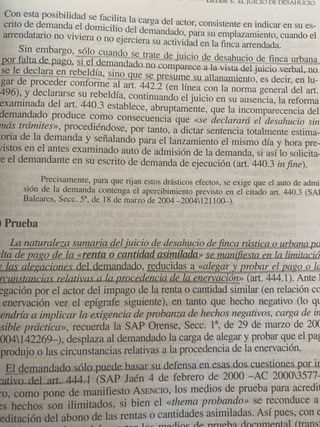 Derecho procesal civil Los procesos especiales. II