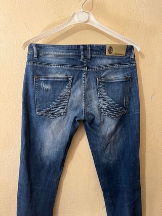 Gonne jeans blu da ragazza Taglia XS