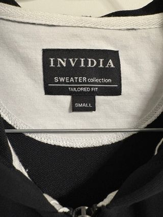 Gilet Felpa INVIDIA Nero Taglia M