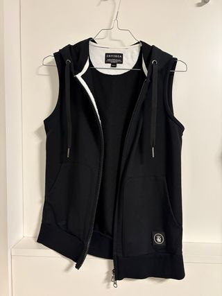 Gilet Felpa INVIDIA Nero Taglia M