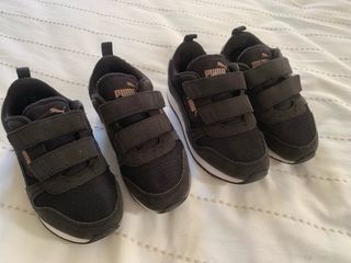 Lote zapatillas gemelos Puma velcro Talla 30
