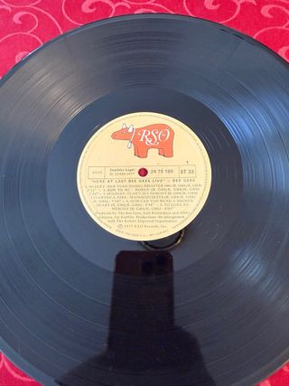 2 Vinilos Bee Gees - Here At Last! Live