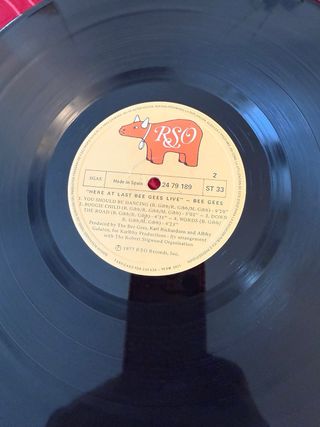 2 Vinilos Bee Gees - Here At Last! Live