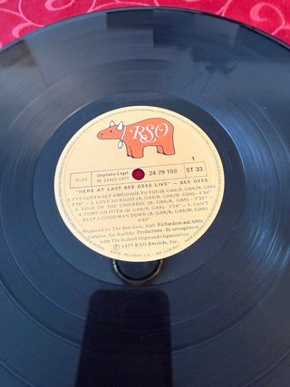 2 Vinilos Bee Gees - Here At Last! Live