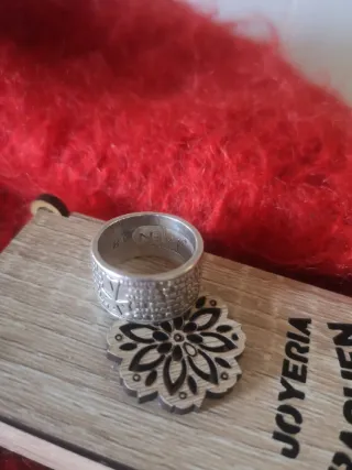 Anillo Plata 925 Padre Nuestro