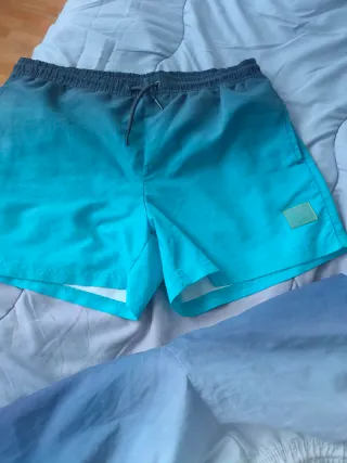 Bañadores niño degradado azul y verde