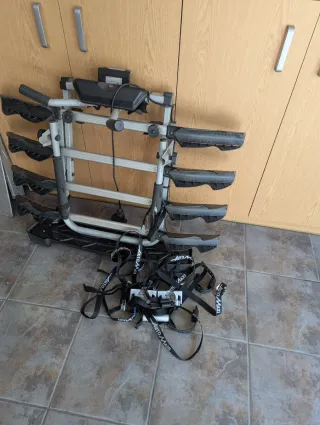 Portabicicletas con accesorios