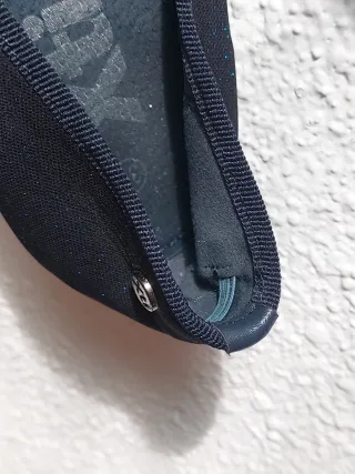 Bailarinas azul purpurina