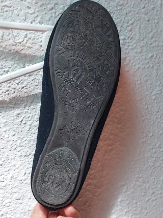 Bailarinas azul purpurina