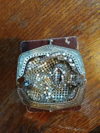 Portamonete Metallo Stile Art Déco