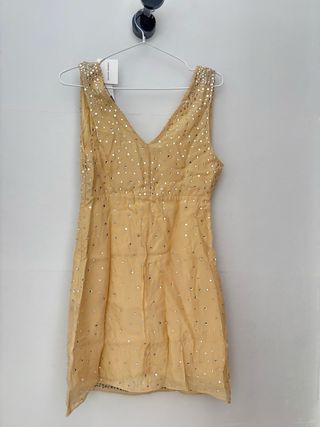 Vestido Zara Pedrería Talla XS Fiesta