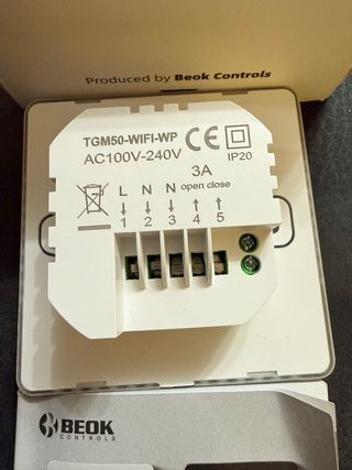 Termostato Smart Beok WiFi Programmabile