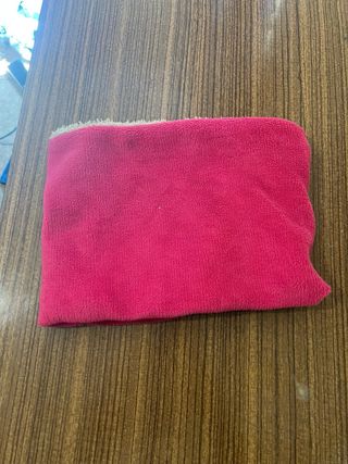 Buff polar niña rosa y beige