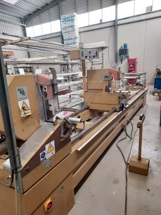 Tronzadora 2 cabezales 5 MTS aluminio/PVC