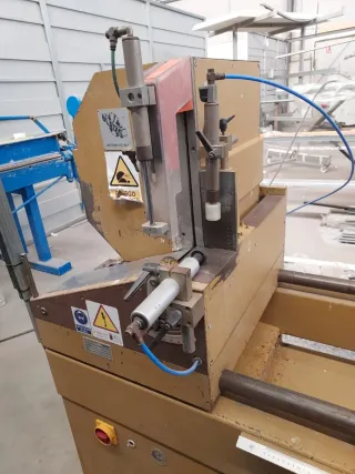 Tronzadora 2 cabezales 5 MTS aluminio/PVC