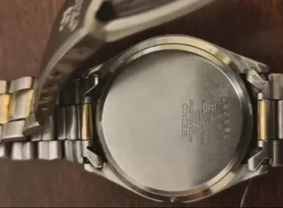 Orologio Seiko 5Y22-7060 Oro/Argento