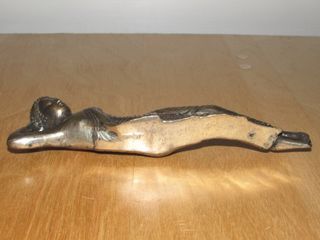 Buda Bhuda Budha tumbado durmiente Birmania 18 cm