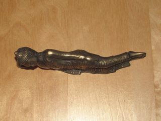 Buda Bhuda Budha tumbado durmiente Birmania 18 cm