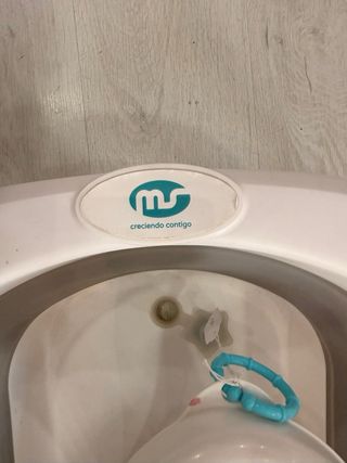 2 Bañeras Bebé con Asiento Antideslizante