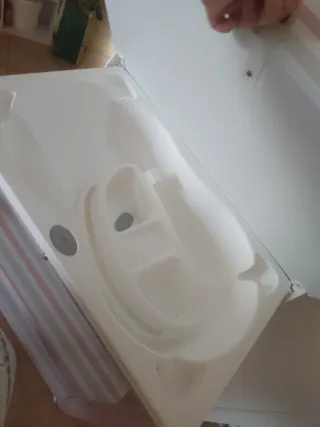 Cambiador bañera con mobiliario