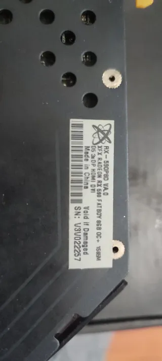 Tarjeta Gráfica XFX Radeon rx590 fatboy 8gb