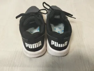 Zapatillas Puma 35 Negras y Grises