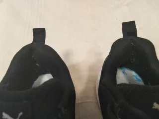 Zapatillas Puma 35 Negras y Grises