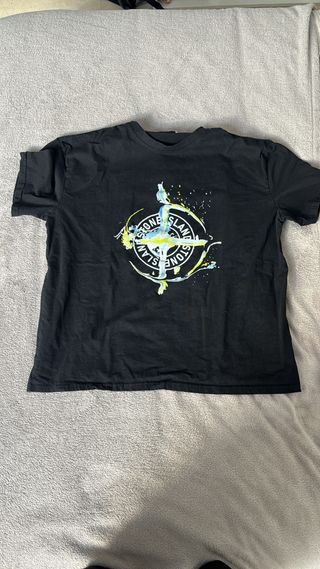 Camiseta Stone Island Negra Talla xl