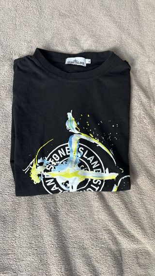 Camiseta Stone Island Negra Talla xl