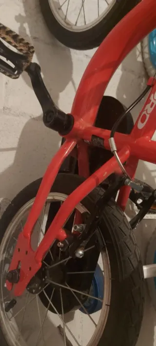 Bicicleta infantil B-PRO roja