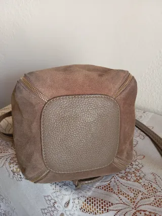 Bolso Sofia Cardoni Piel Beige/Marrón