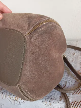 Bolso Sofia Cardoni Piel Beige/Marrón