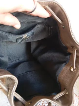 Bolso Sofia Cardoni Piel Beige/Marrón