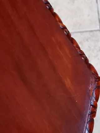 Tavolino Ottagonale Girevole Stile Luigi Filippo