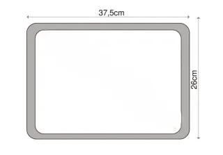 Maletín portátil estampado flores
