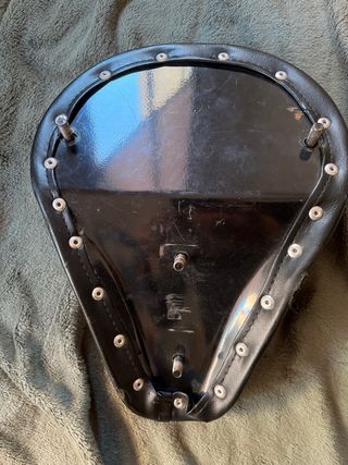 Asiento Moto Custom Negro