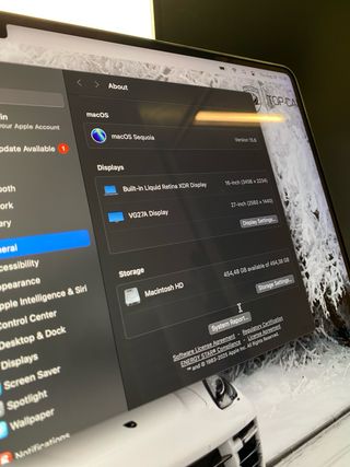 MacBook Pro 16 M1 2022 Plata