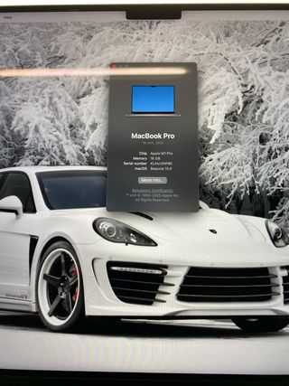 MacBook Pro 16 M1 2022 Plata