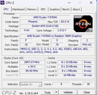AMD Ryzen 7 8700G Procesador