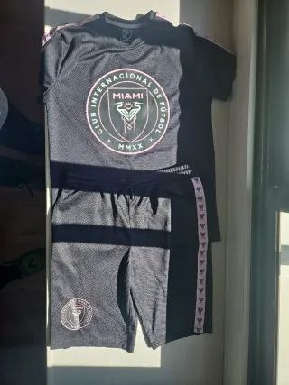 Equipacion Inter Miami CF MLS Negra Rosa Talla M