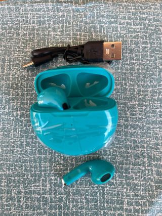 Auriculares inalámbricos azules