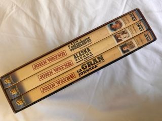 Pack 3 DVDs John Wayne Clásicos del Oeste